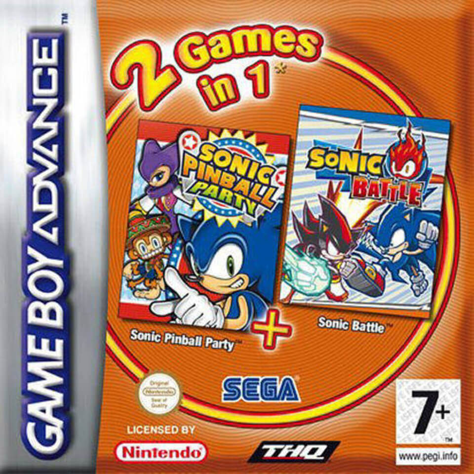 2 Games in 1: Sonic Battle + Sonic Pinball Party