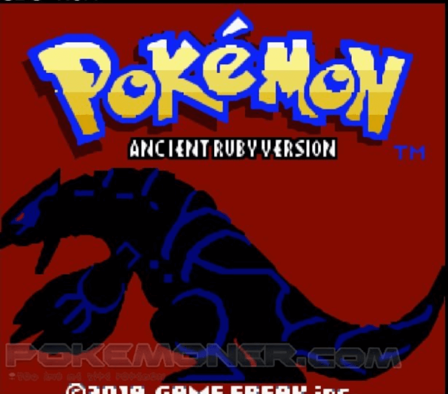 Pokemon Ancient Ruby and Sapphire