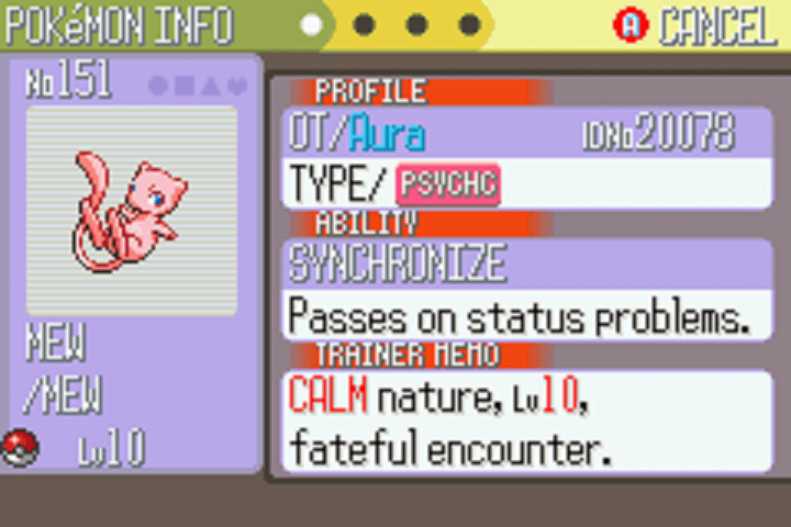 Pokemon – Aura Mew Distribution