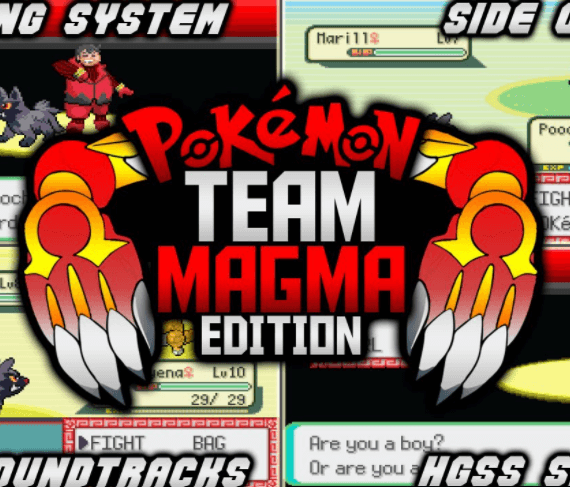 Pokemon Team Magma Edition (Pokemon Emerald Hack)