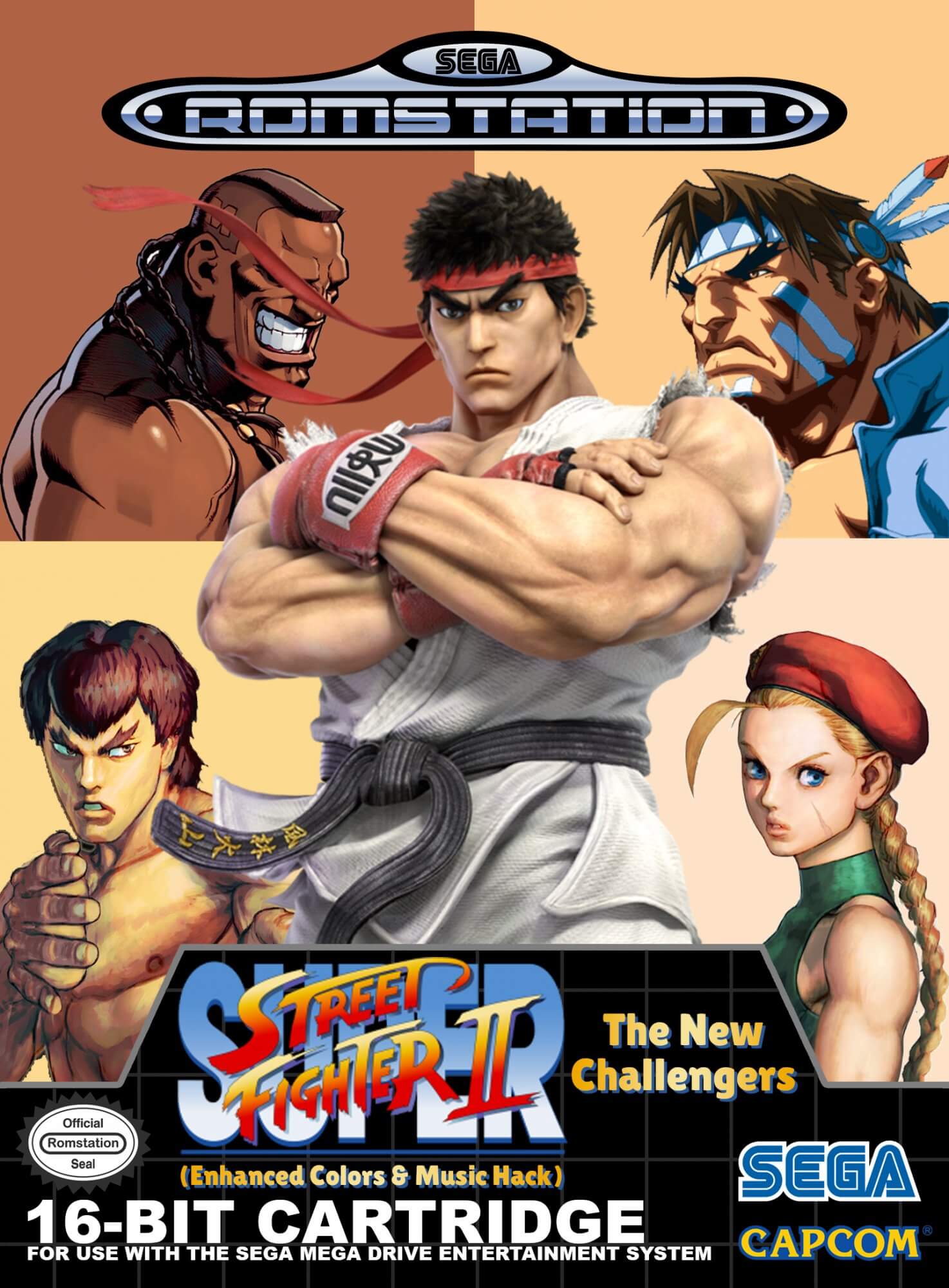 Super Street Fighter II: The New Challengers (Enhanced Colors & Music Hack)